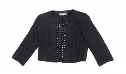BHS Women's Black Cropped Blazer Size 14