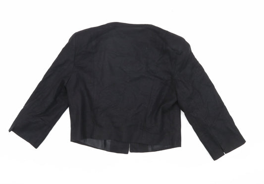 BHS Women's Black Cropped Blazer Size 14