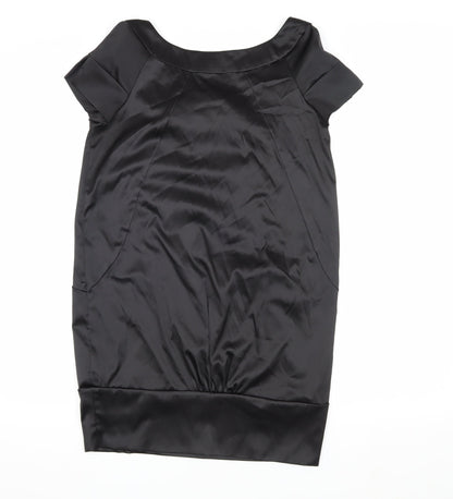 River Island Women's Black Short Sleeve Dress - Size 12