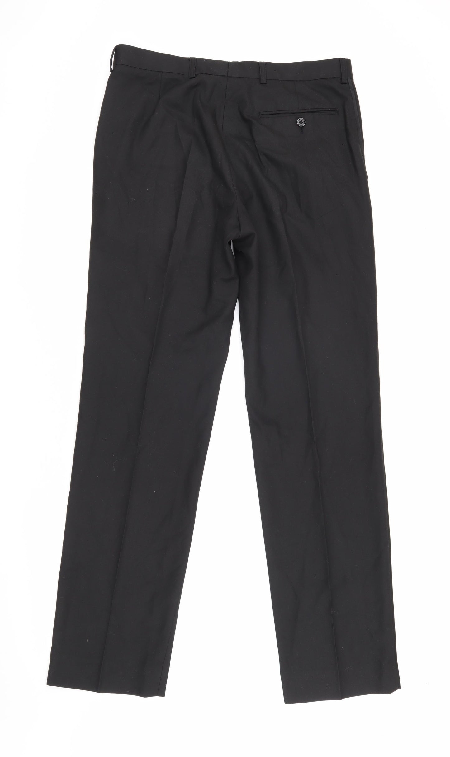 Marks and Spencer Men's Black Dress Pants 32 Inch
