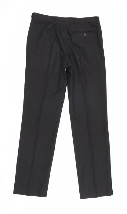 Marks and Spencer Men's Black Dress Pants 32 Inch