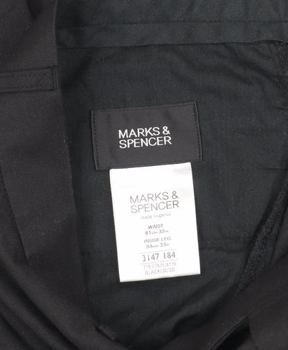 Marks and Spencer Men's Black Dress Pants 32 Inch