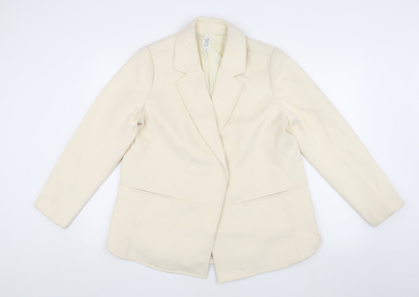 Wynne Collection Women's Ivory Blazer, Size S