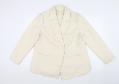 Wynne Collection Women's Ivory Blazer, Size S