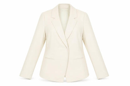 Wynne Collection Women's Ivory Blazer, Size S