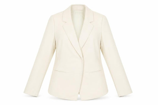 Wynne Collection Women's Ivory Blazer, Size S
