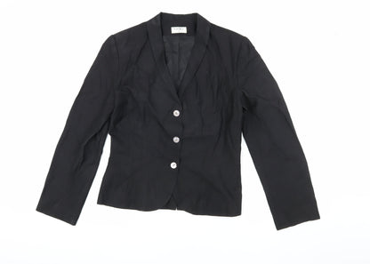 Kaliko Women's Black Blazer, Size 8, Classic Style