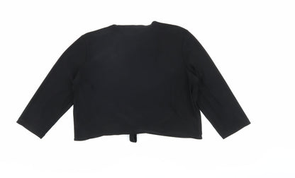 Womens UK Size M Nina Leonard Black Cropped