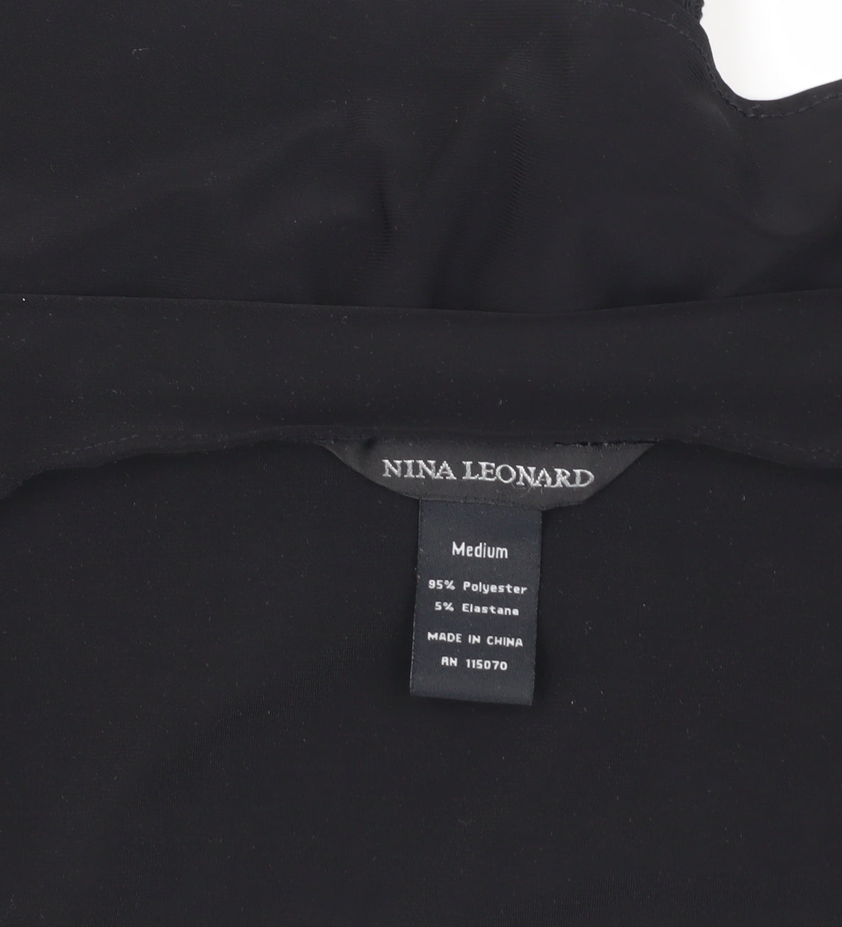Womens UK Size M Nina Leonard Black Cropped