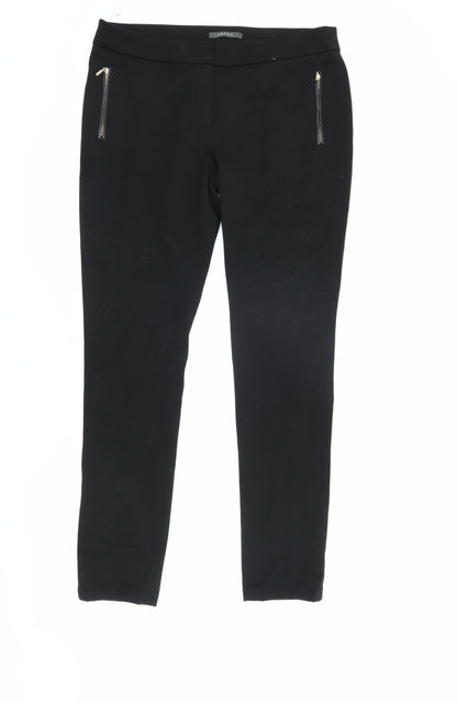 Womens UK Size 14 Esprit Slim Fit Casual Black Trousers