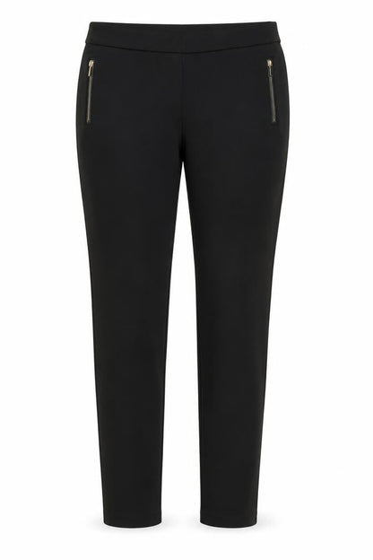 ESPRIT Women's Black Slim Cotton Trousers