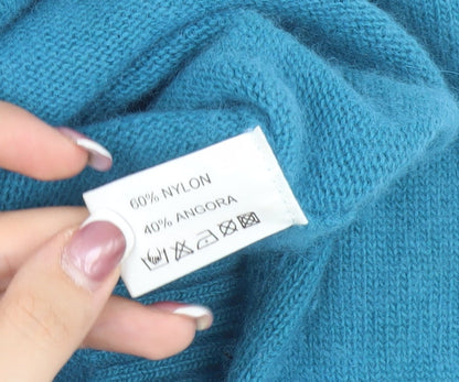 Womens UK Size S mk one Blue Pullover Jumper