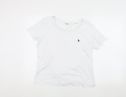 Jack Wills Boys White T-Shirt, Medium, Basic Style