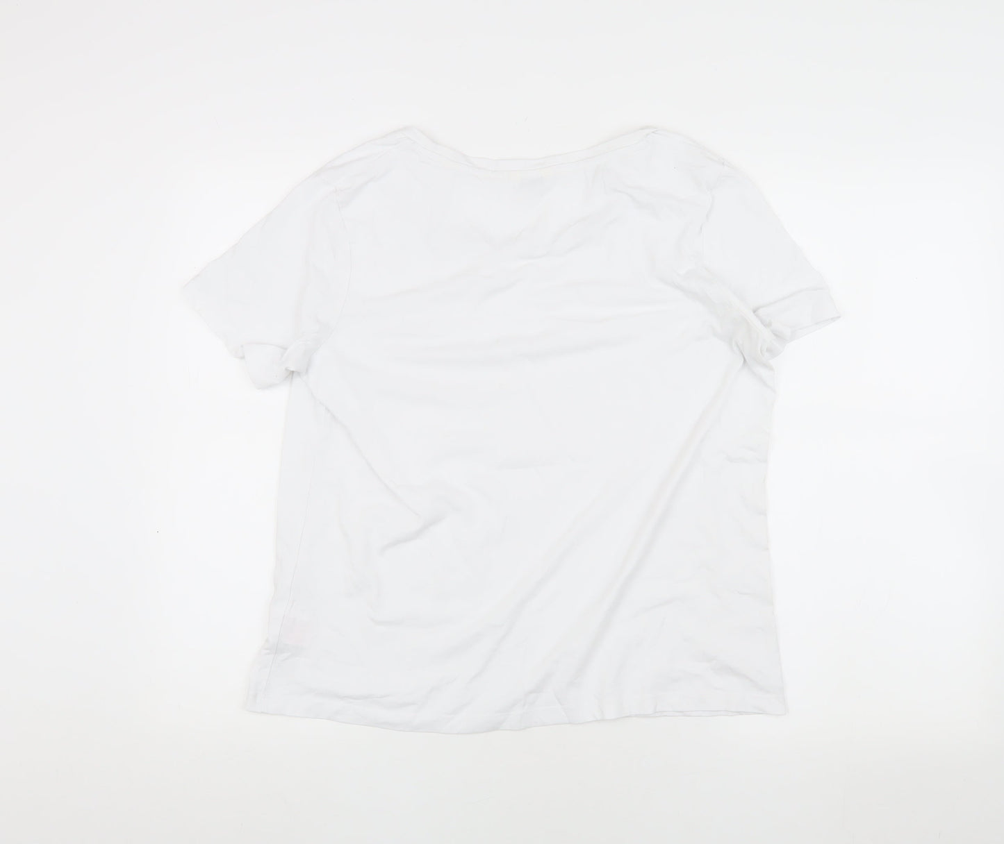 Jack Wills Boys White T-Shirt, Medium, Basic Style