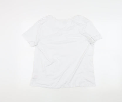 Jack Wills Boys White T-Shirt, Medium, Basic Style