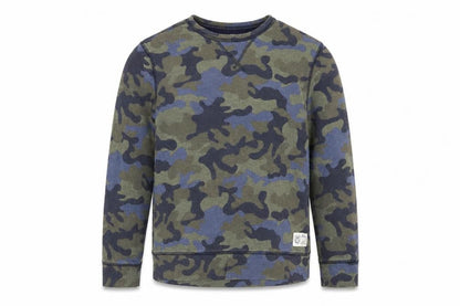 Front view of Gap boys’ camouflage sweatshirt xl - stylish pullover