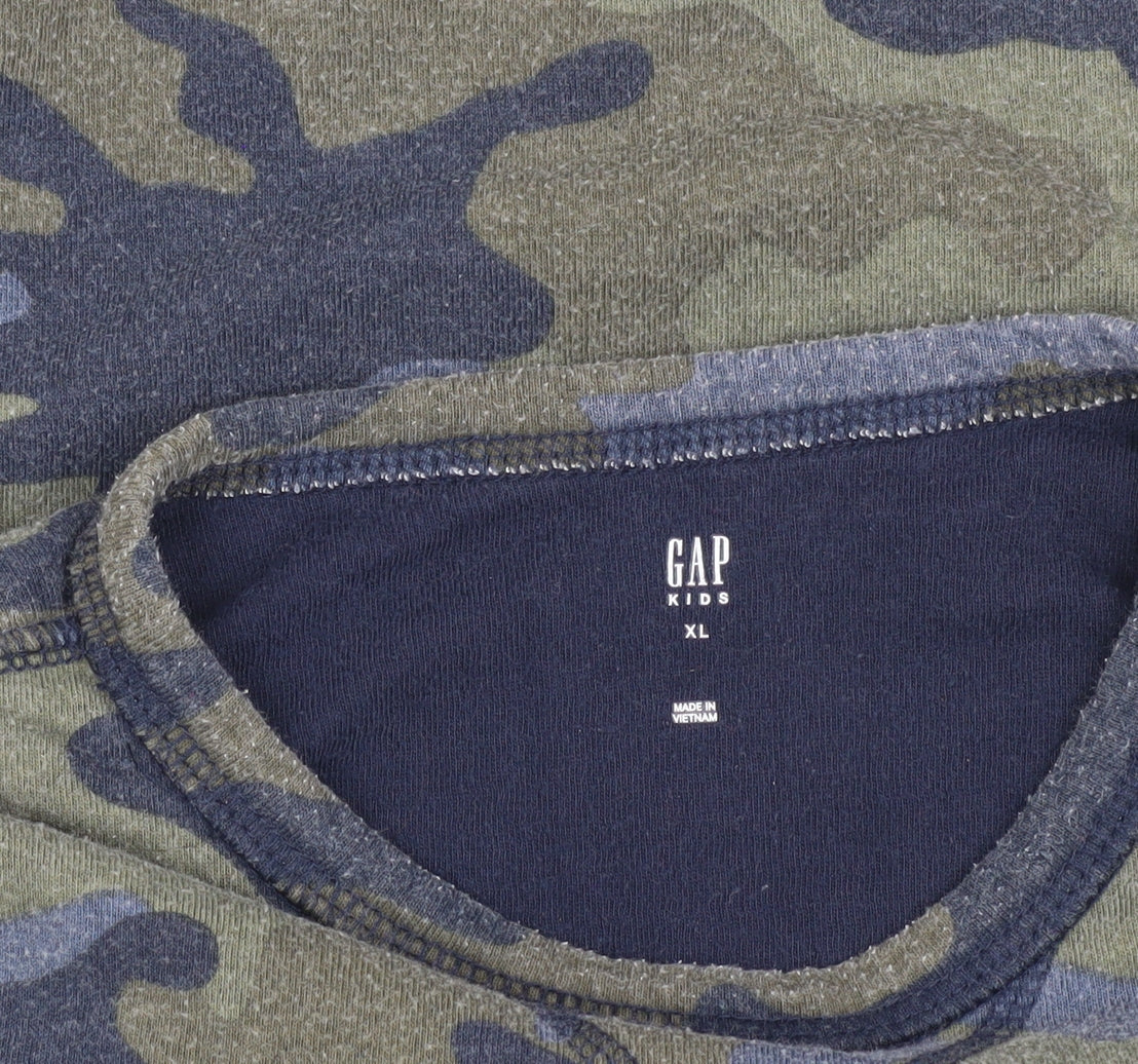 GAP Boys Camouflage Sweatshirt XL - Stylish Pullover