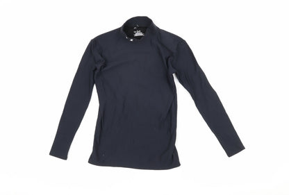 Under Armour Boys Black Long Sleeve Sport T-Shirt Size 10