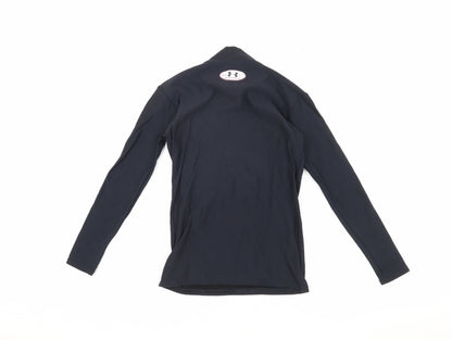 Under Armour Boys Black Long Sleeve Sport T-Shirt Size 10