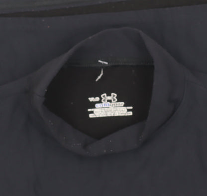 Under Armour Boys Black Long Sleeve Sport T-Shirt Size 10
