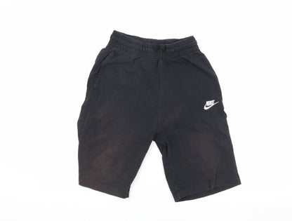 Nike Men's Black Sweat Shorts, Size L, Casual & Travel Wear