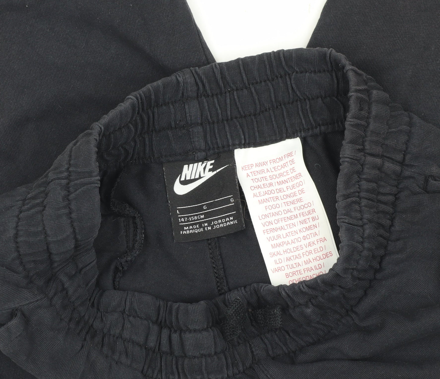 Nike Men's Black Sweat Shorts, Size L, Casual & Travel Wear