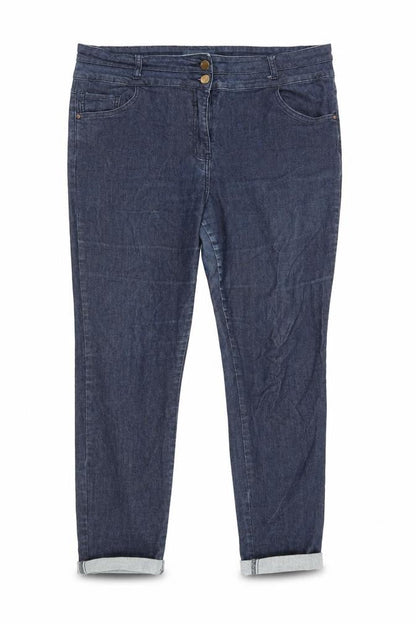 Womens UK Size 18 Red Herring Slim Fit Skinny Blue Jeans