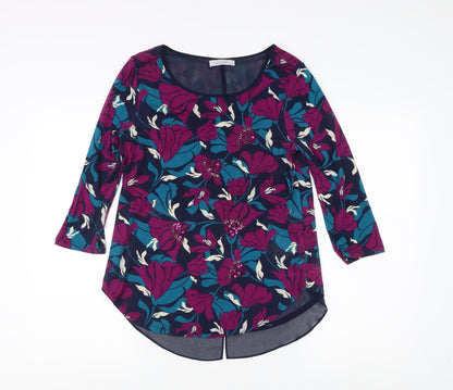 Womens UK Size 10 Marks and Spencer Multicoloured Tunic Blouse