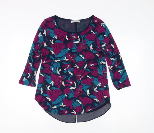 Womens UK Size 10 Marks and Spencer Multicoloured Tunic Blouse