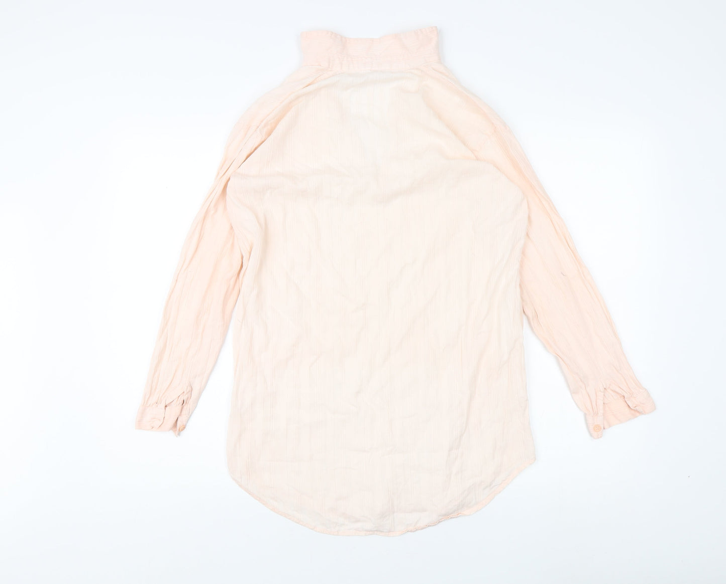 Womens UK Size S Miss Selfridge Beige Basic Blouse