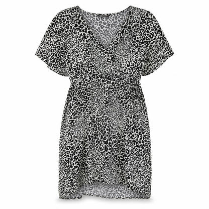 Marks and Spencer Women's Black Animal Print Dress Size 14