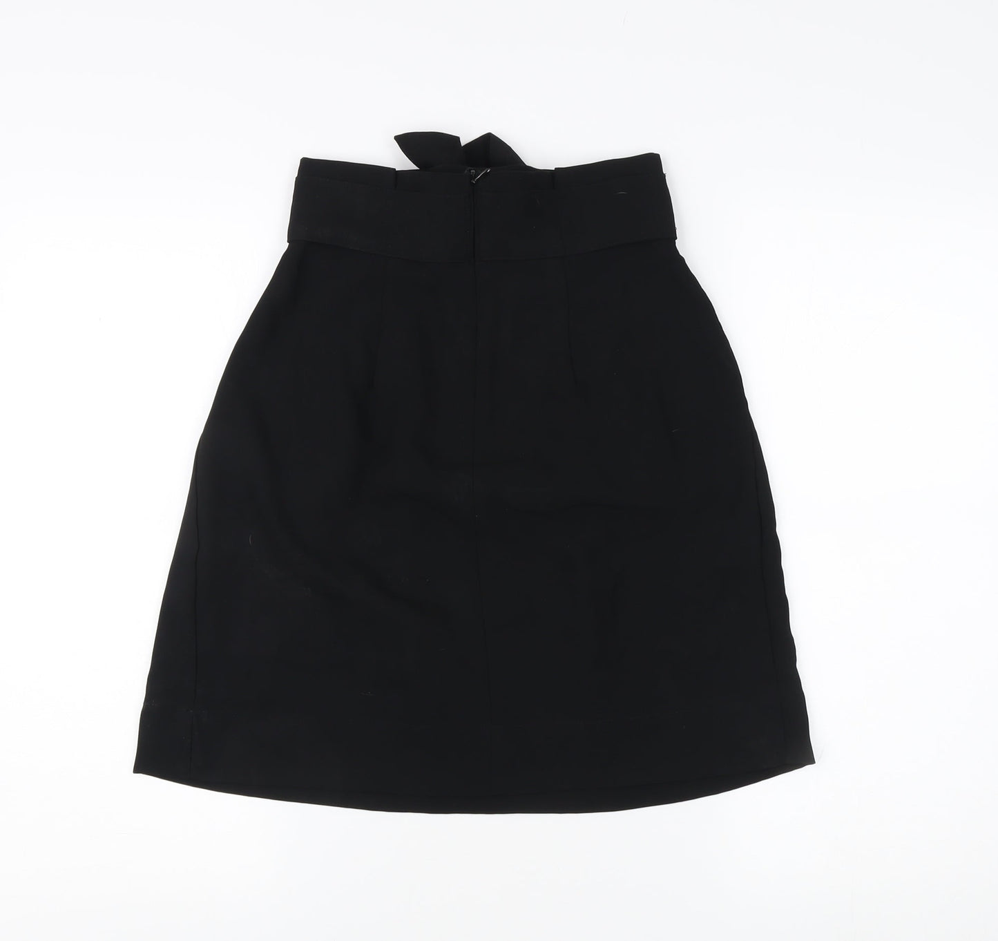 H&M Women's Black Polyester Skirt Size 6