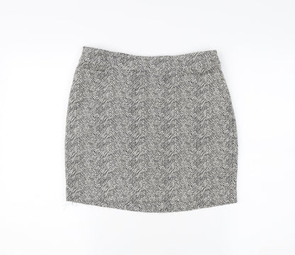Next Women's Multicoloured Herringbone Skirt Size 8
