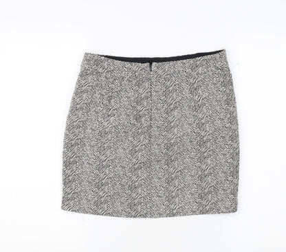 Next Women's Multicoloured Herringbone Skirt Size 8