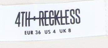 4TH + RECKLESS Women's Beige Chino Trousers Size 8