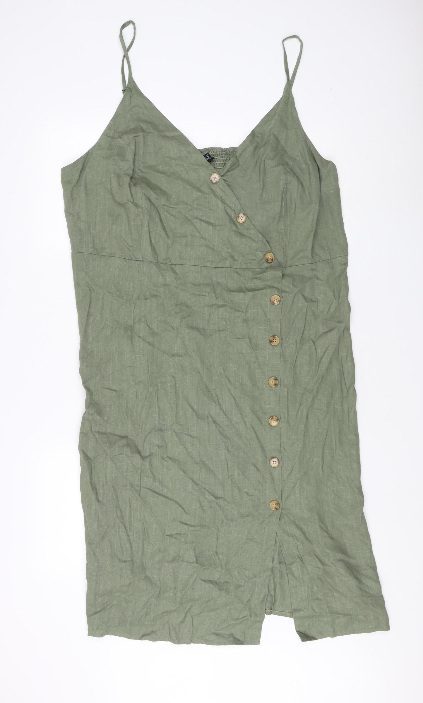 Izabel London Women Green Sleeveless Dress UK 24