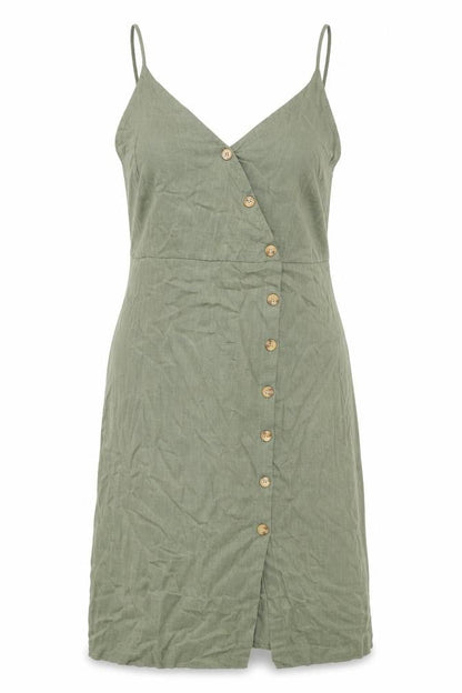 Izabel London Women Green Sleeveless Dress UK 24
