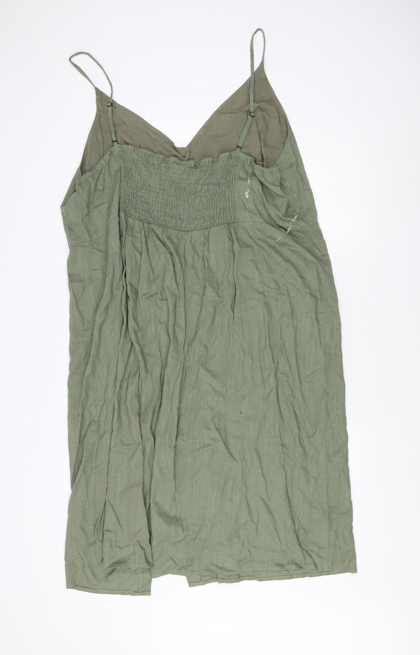 Izabel London Women Green Sleeveless Dress UK 24