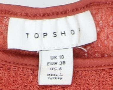 Womens UK Size 10 Topshop A-Line  Skirt