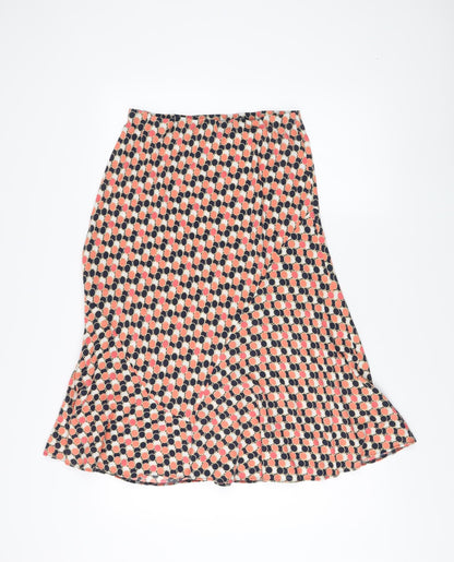Marks and Spencer Women's Geometric A-Line Skirt, Size 14