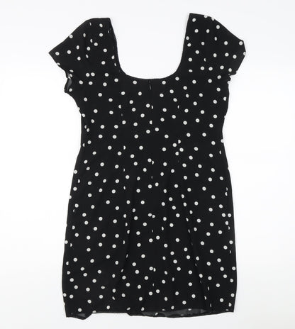 ASOS Women's Black Polka Dot Dress Size 12