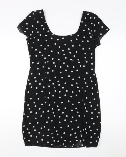 ASOS Women's Black Polka Dot Dress Size 12