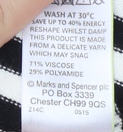 Womens UK Size 12 Marks and Spencer Black Pullover Jumper