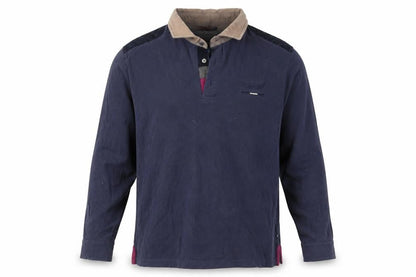 La Squadra Men's Blue Long Sleeve Button-Up Shirt