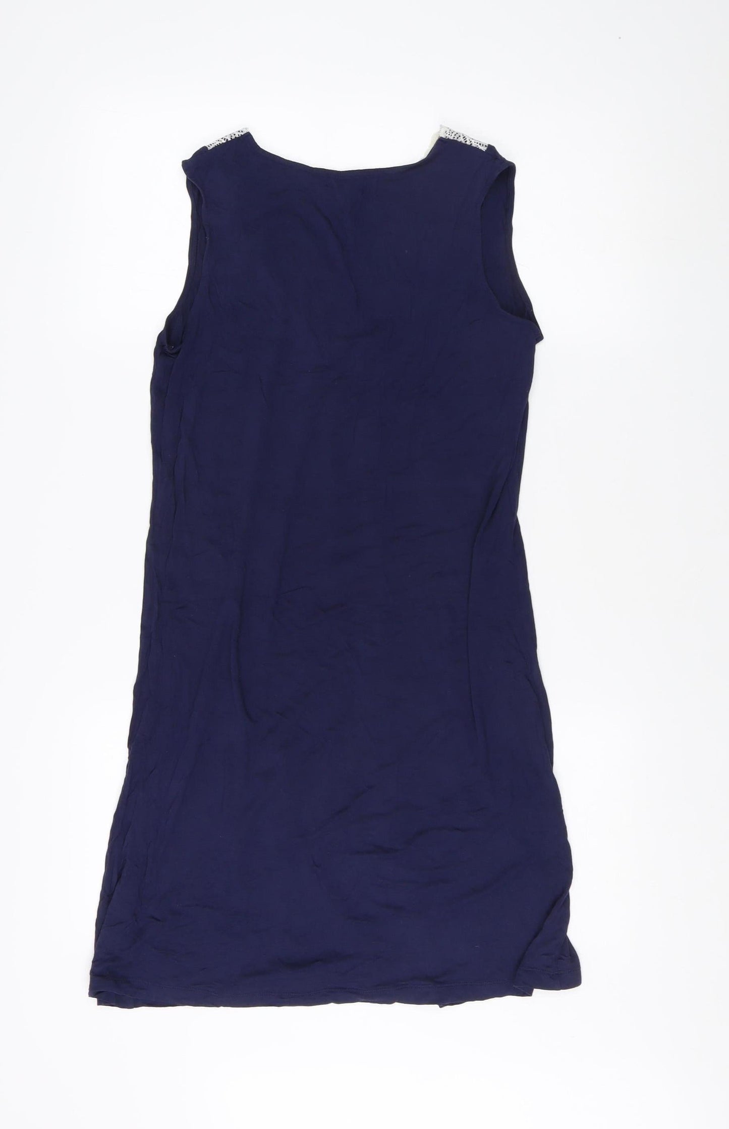 John Lewis Women's Blue Sleeveless Tunic Blouse Size 12