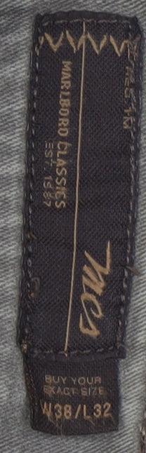 Marlboro Classics Men's Grey Straight Jeans W38 L32