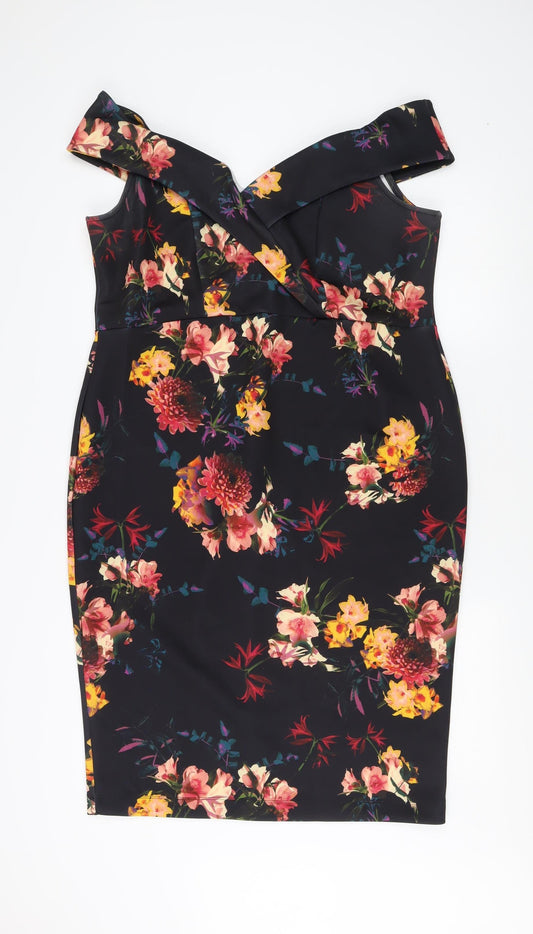 JD Williams Women's Floral Bodycon Dress - Size 20