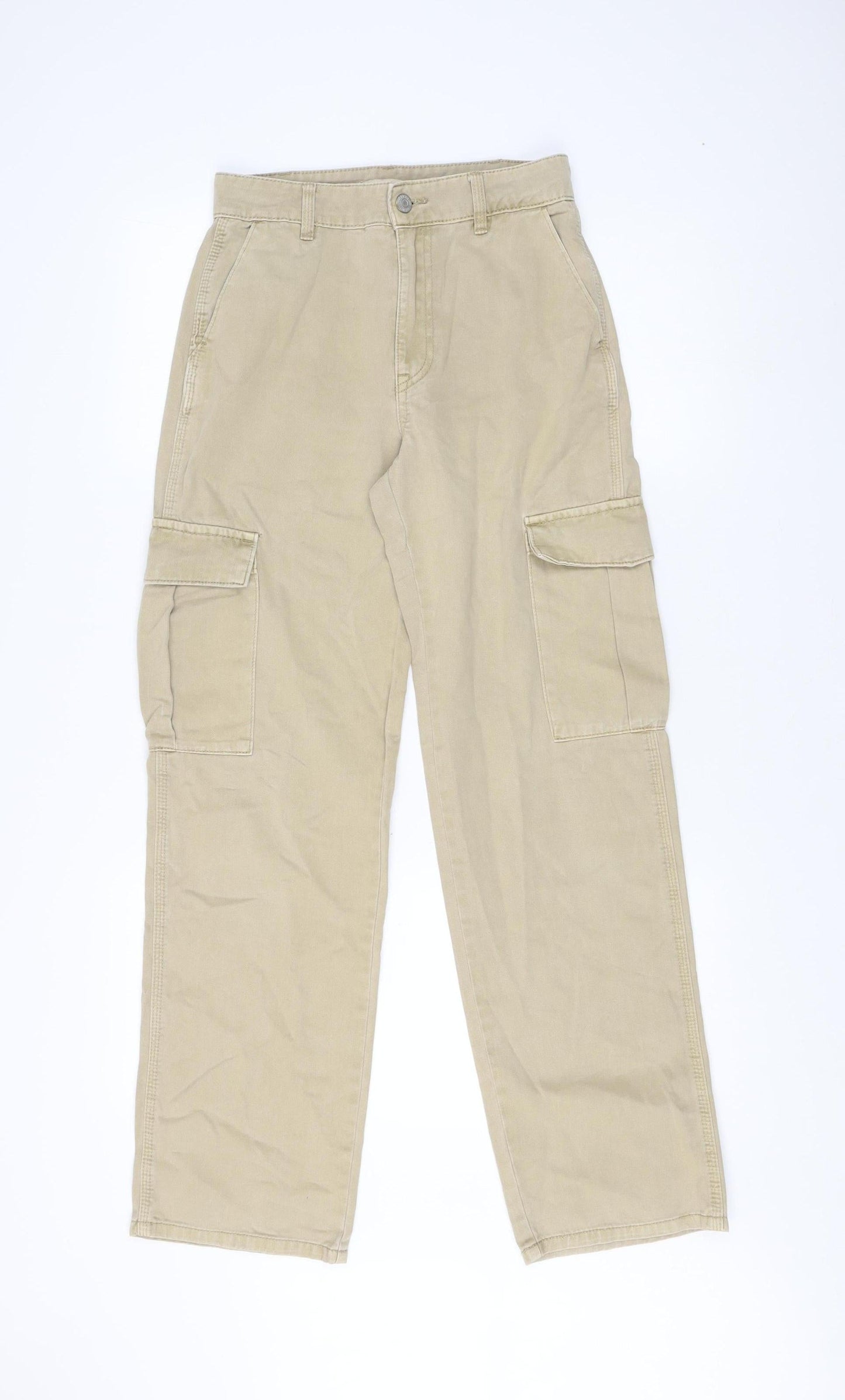 Pull&Bear Women's Beige Khakis Jeans Size 8