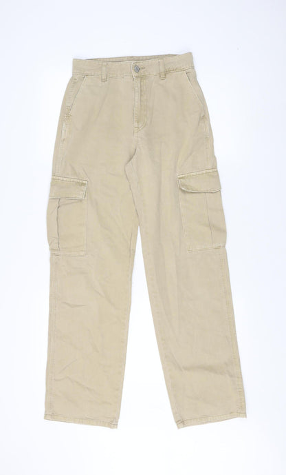 Pull&Bear Women's Beige Khakis Jeans Size 8