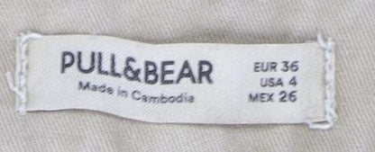 Pull&Bear Women's Beige Khakis Jeans Size 8